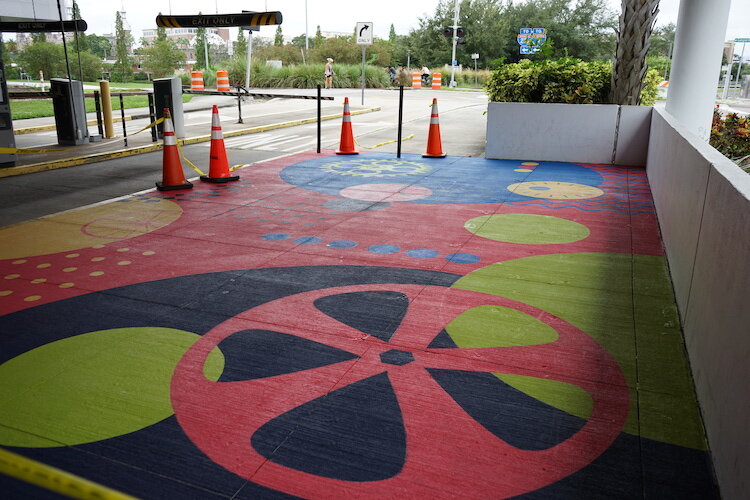 The mural project along Ashley Drive turns eyesores into eye candy.