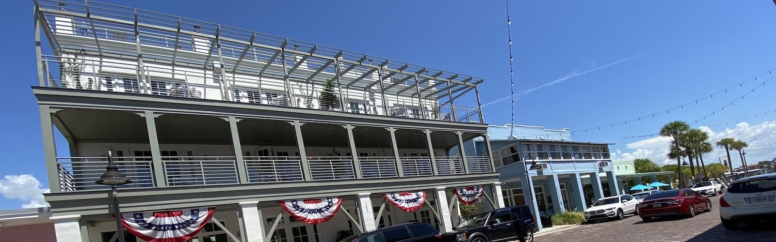 The Berkeley Beach Club in Pass-A-Grille offers rooftop and sidewalk dining along with a place to stay near the beach.