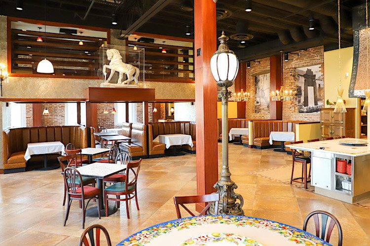 The first floor dining area at the new Ybor City restaurant.