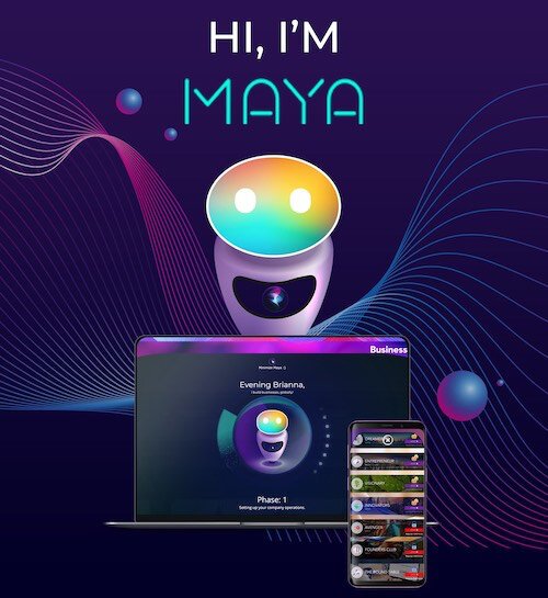 Meet AI robot "Maya''