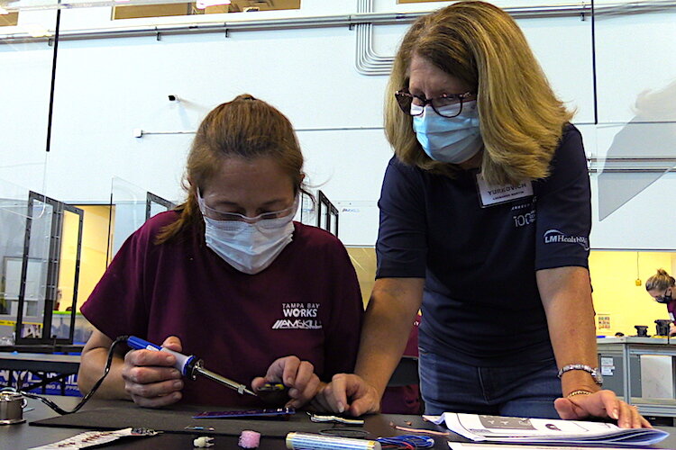 AmSkills goal is to help women, who are underrepresented in the industry, pursue manufacturing careers.