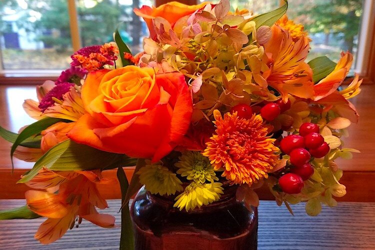 Pamela Varkony's floral arrangements are popular among family and friends.