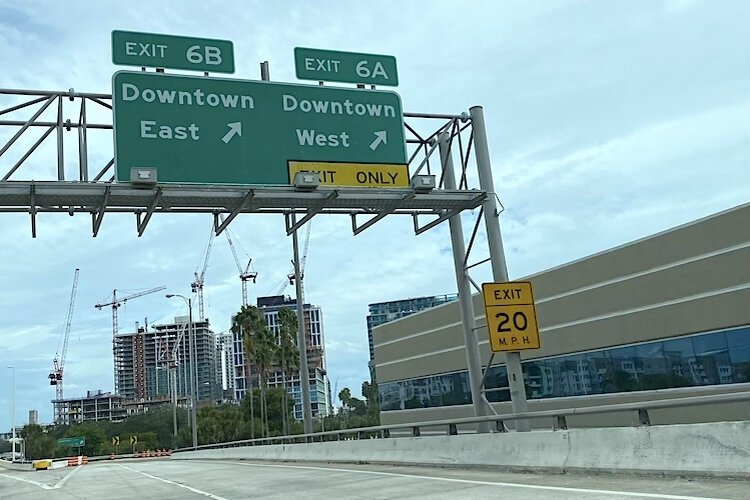 People moving into Water Street Tampa, now under construction, will add to mobility issues in downtown Tampa.