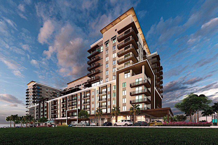 Lennar Multifamily Communities will break ground on a luxury condominium development in Sarasota's The Quay in May 2021.
