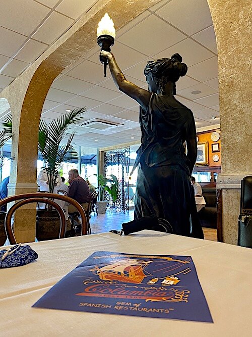 The Columbia Restaurant on St. Armand's Circle in Sarasota is open for business