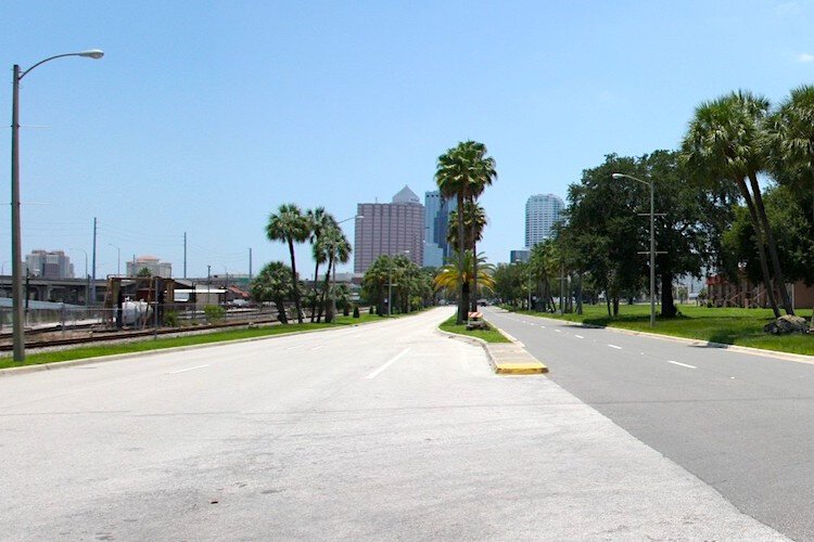 Nuccio Parkway in East Tampa today.