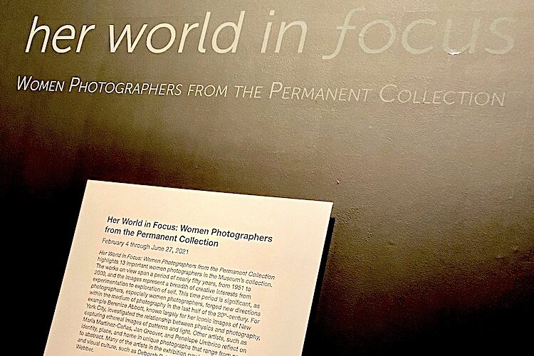 Her World in Focus highlights important women photographers in the Museum’s collection. The exhibit is underwritten by the Frank E. Duckwall Foundation.