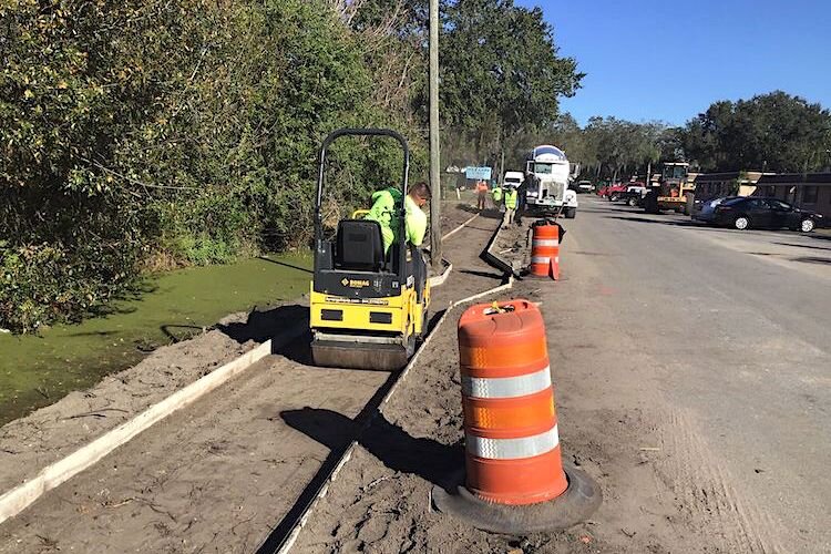 Pedestrian and bicycle safety is expected to improve with the installation of new sidewalks in the University Area of North Tampa.