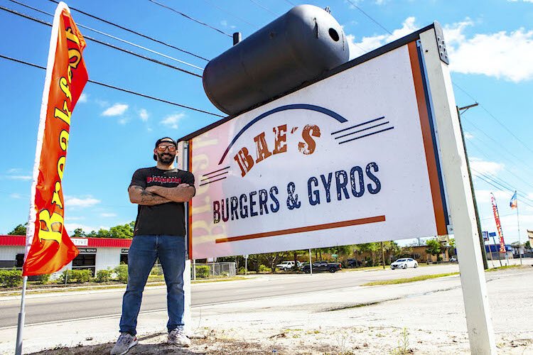 Billy Liarikos, who opened Bae’s Burgers in June, 2020, dropped the Gyros when COVID-19 hit. He continues to modify the menu based on dining habits and requests by his customers.