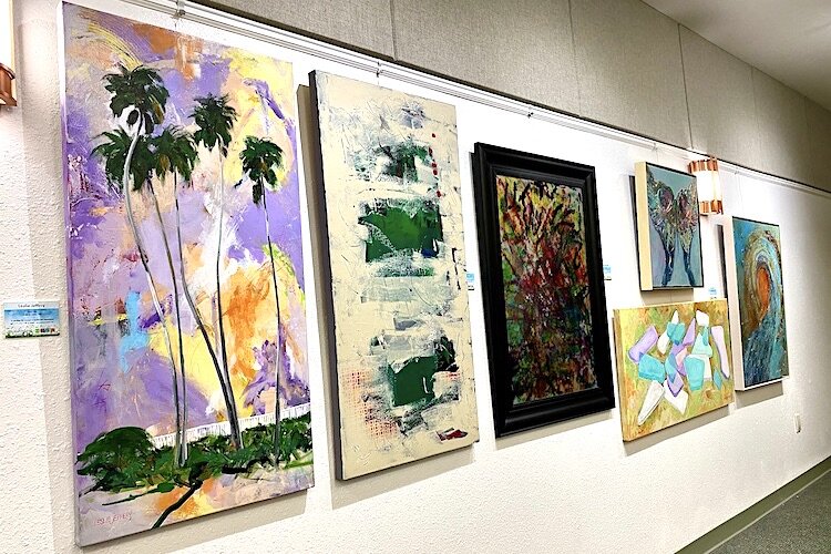 Part of the permanent art collection at the Carrollwood Cultural Center.