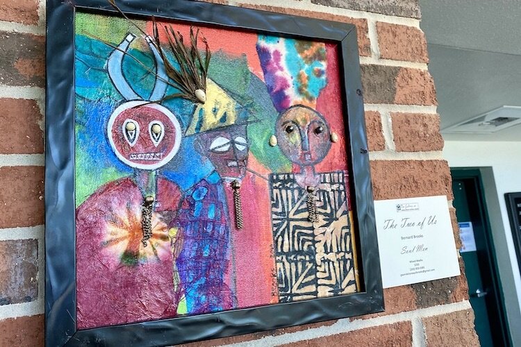 "Soulman,'' part of "The Two of Us'' display by artist Benard W. Brooks, at the Carrollwood Cultural Center.