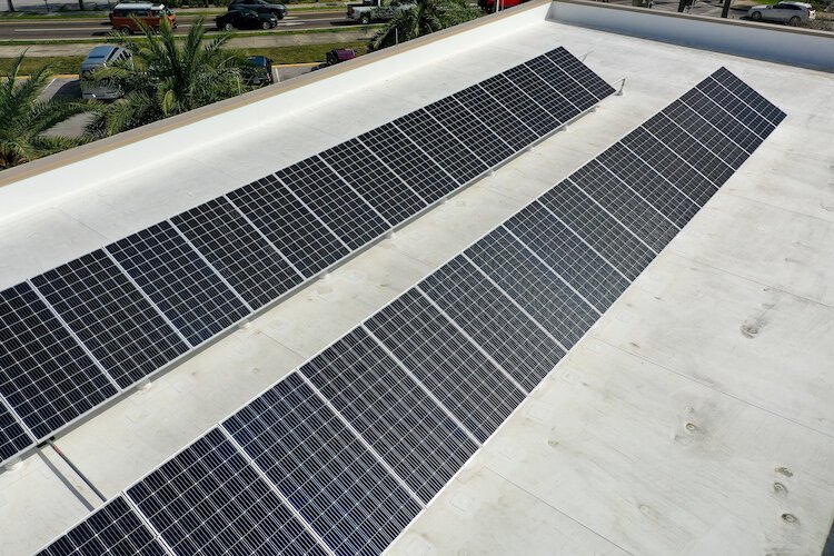 Central Energy Plant Solar Panels