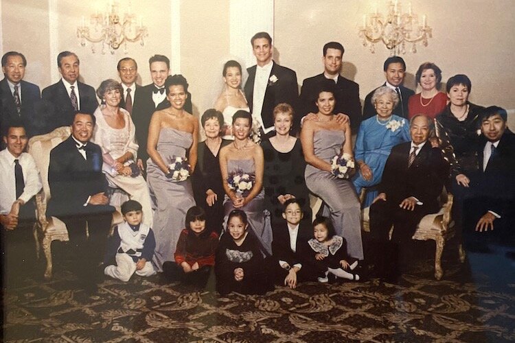 The extended Wong family gathers for a wedding.