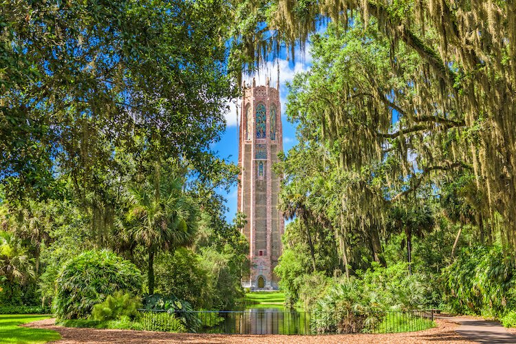 The marble-and-coquina tower and surrounding 245-acre gardens are a gift to the American people by Dutch immigrant Edward W. Bok.