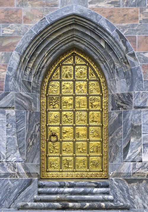 Ornate architectural detail stands out at historic Bok Tower.