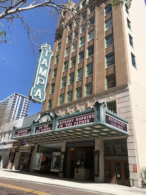 The Tampa Theatre at 711 N. Franklin Street is one of several historic landmarks that the University of South Florida Libraries Digital Heritage and Humanities Collections team has memorialized in its vast digital records.