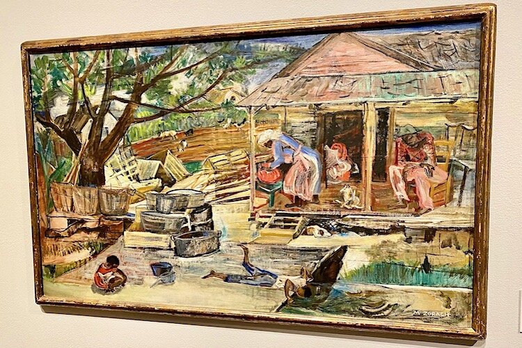 American artist Marguerite Zorach portrays Mary Eliza’s Cabin in Chipley, FL.