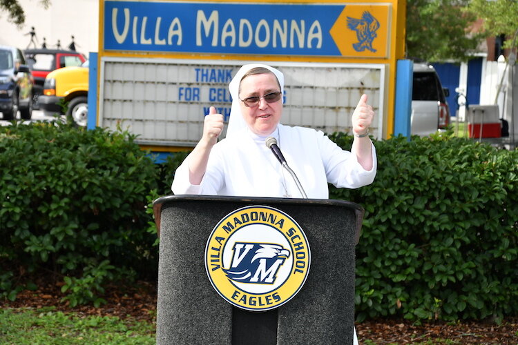 Sr. Joanne Holloman, Provincial Superior of the Salesian Sisters, shared what the project means to the Sisters and the children.