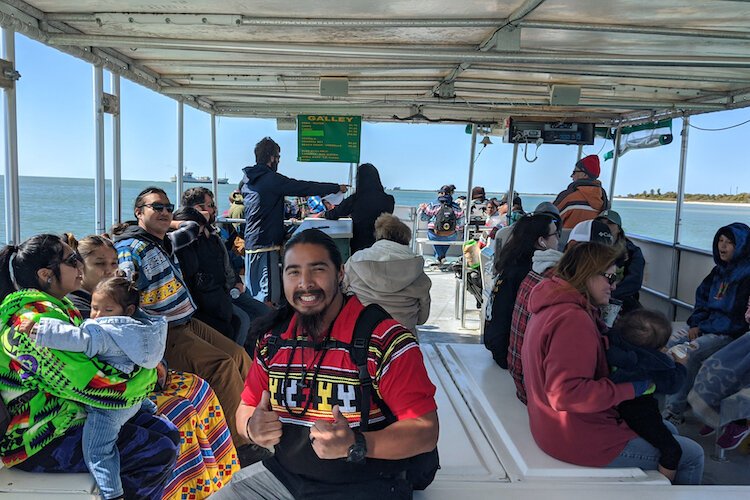 Seminole Tribe Community Engagement Manager, Quenton Cypress, arranges group trips to Egmont Key for Seminoles to reconnect with their ancestral history.