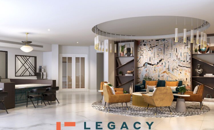 The Legacy will offer 228 market-rate apartments designed for families of all sizes.