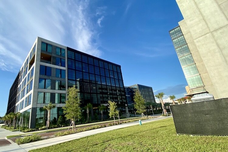 Pfizer moved into new offices on Tampa Street near Armature Works earlier this year.