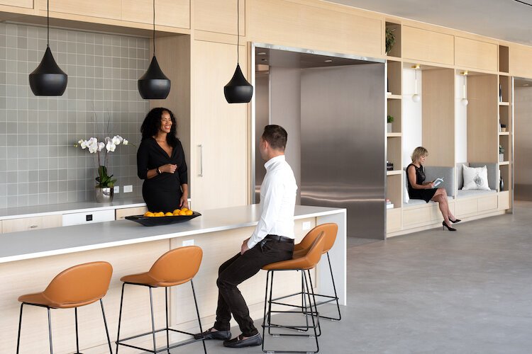 Shared kitchen space inside Thousand and One.