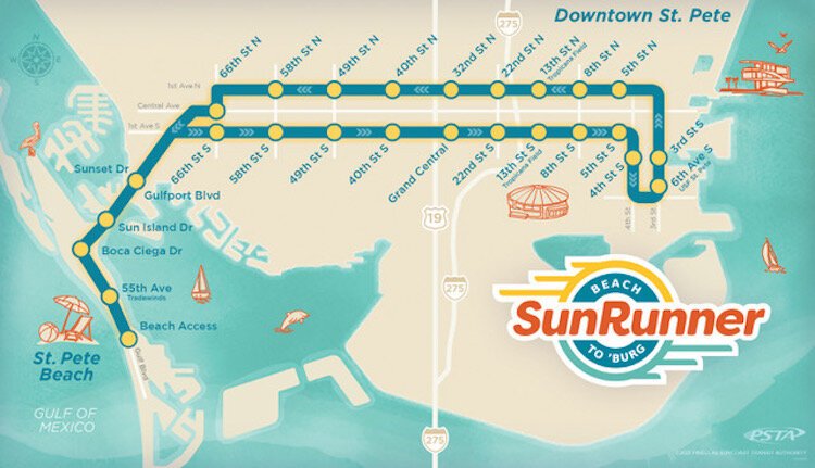 PSTA is adding a SunRunner route starting in June 2022.