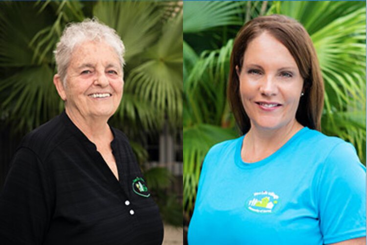 Sister Claire LeBoeuf, Founder of New Life Village; and Mariah Hayden, Executive Director