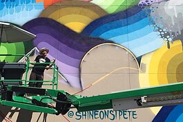 Internationally recognized muralist Ricky Watts will be one of the artists in the October SHINE Mural Festival.