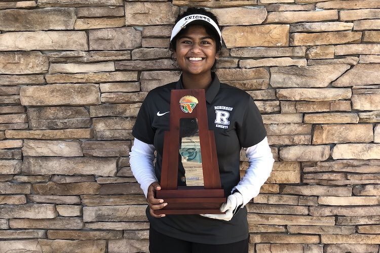 In addition to music and writing computer code, Priya Sambasivan of Tampa competes as a golfer.