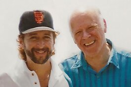Dave Scheiber and his dad, Walter Scheiber, who passed away in 2014 (photo taken in 1991). 