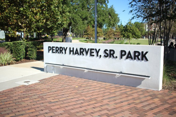 The main event of the walking tour is Perry Harvey, Sr. Park, which chronicles the journey of African Americans in Tampa as they pursued education, religion, entrepreneurship and economic advancement, arts and culture, and Civil Rights.