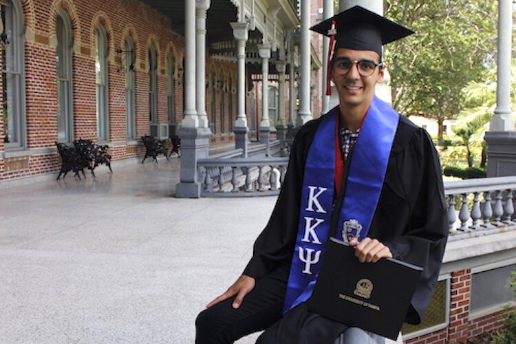 Johannes Ali, Major in Biology, University of Tampa