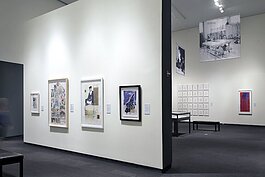 Installation view, Marks Made: Prints by American Women Artists, 1960s to the Present, an exhibition curated by Katherine Pill in 2015.