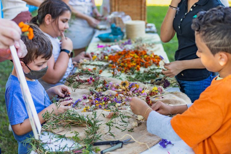 The SPACEcraft Read/Grow and Make/Play activities are popular among visiting families.