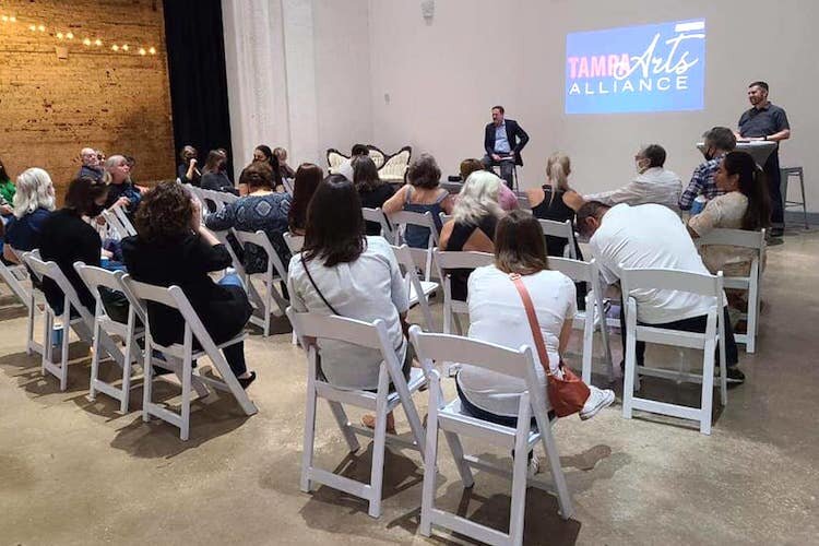 The Tampa Arts Alliance hosted five town hall meetings to hear from artists on what gaps need to be filled to make Tampa a more art-supportive city.