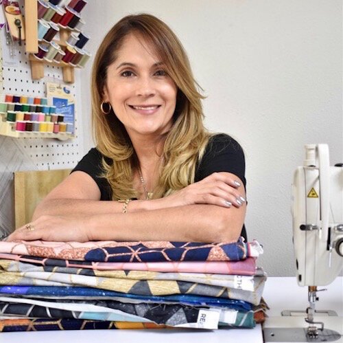 Marisol Sonera-Adkins, Founder of Sonera Design, which specializes in petite women’s clothing. 