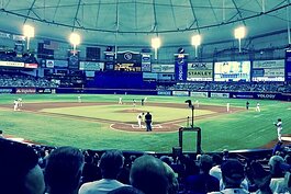 The Rays first played at Tropicana Field in St. Pete in 1998. Their lease is up in 2027.