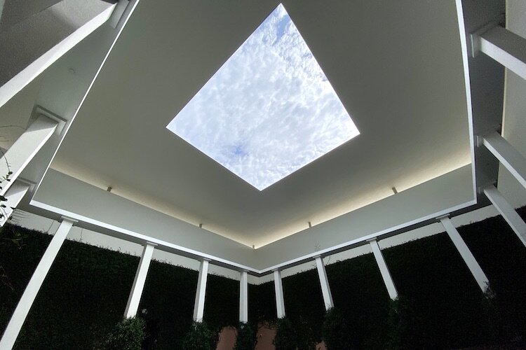 Joseph’s Coat: A Skyspace by James Turrell at The Ringling in Sarasota.