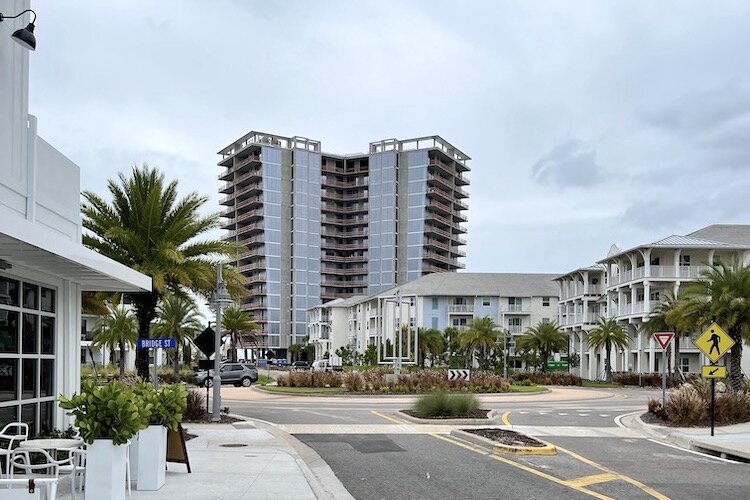 New apartments, condos, and townhomes are under construction at Westshore Marina District south of Gandy in Tampa.