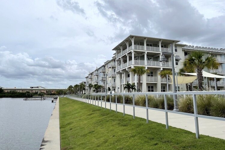 The Westshore Marina District is designed as an independent village within South Tampa.