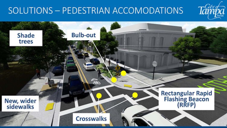 East Columbus Drive is being redesigned for safety improvements and beautification.