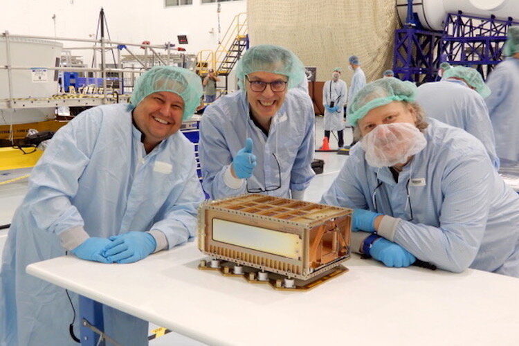 Alex Wingeier, left, Don Smith, center, and Wes Faler, are members of Team Miles.