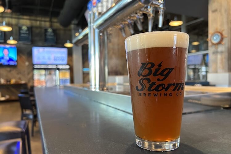 Big Storm also added specialty equipment that will reduce the brewery’s carbon footprint by capturing CO2 released in the  brewing and distilling process and using it to carbonate beer.