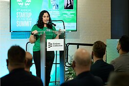 The Startup of the Year Summit was hosted by Lakshmi Shenoy and her team at Embarc Collective in downtown Tampa.