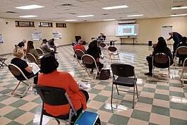 About 20 people attended a public workshop at the Cyrus Greene Community Center and gave comments on the draft of the East Tampa Strategic Action Plan.