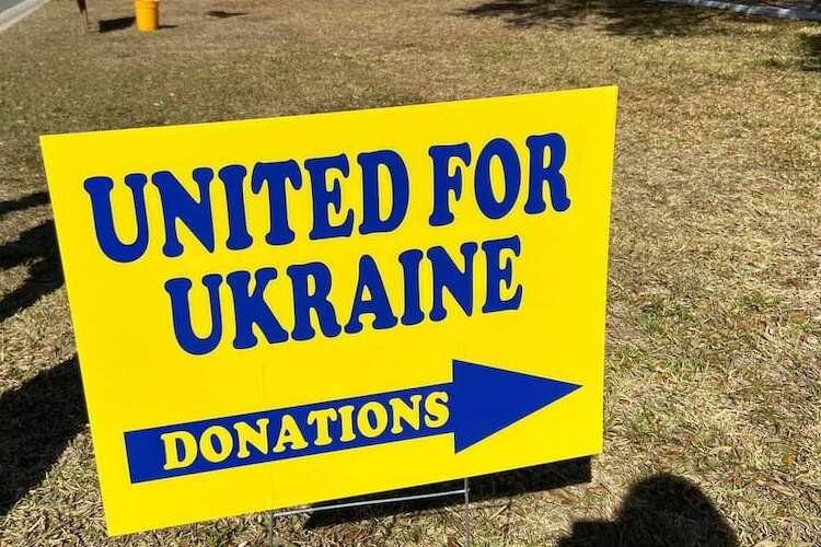 Epiphany of Our Lord Ukrainian Catholic Church is organizing donations of supplies for Ukraine refugees.