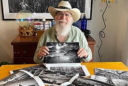 Renowned Florida nature photographer Clyde Butcher sells an annual calendar filled with images he's taken over the years.