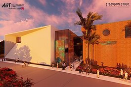 A new entrance is part of the planned expansion of the Polk Museum of Art