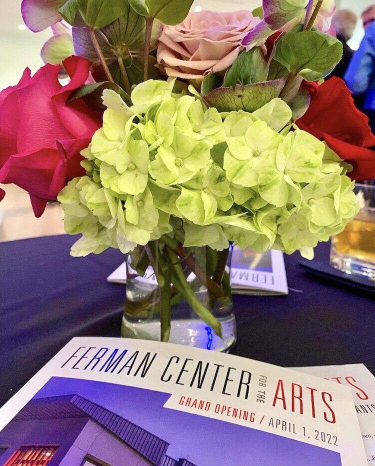 Donors, dignitaries, business and community leaders gathered at the University of Tampa on April 1 for the official grand opening of the new Ferman Center for the Arts.